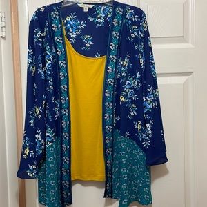 Pioneer Woman light weight jacket and tank top